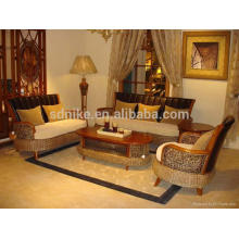 2014 hot sale item gorgeous sofa set +livingroom luxury rattan sofa furniture